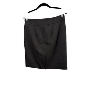 Ann Taylor Loft Pencil Skirt Size 4 NWT Dark Gray Office Career Front Pockets